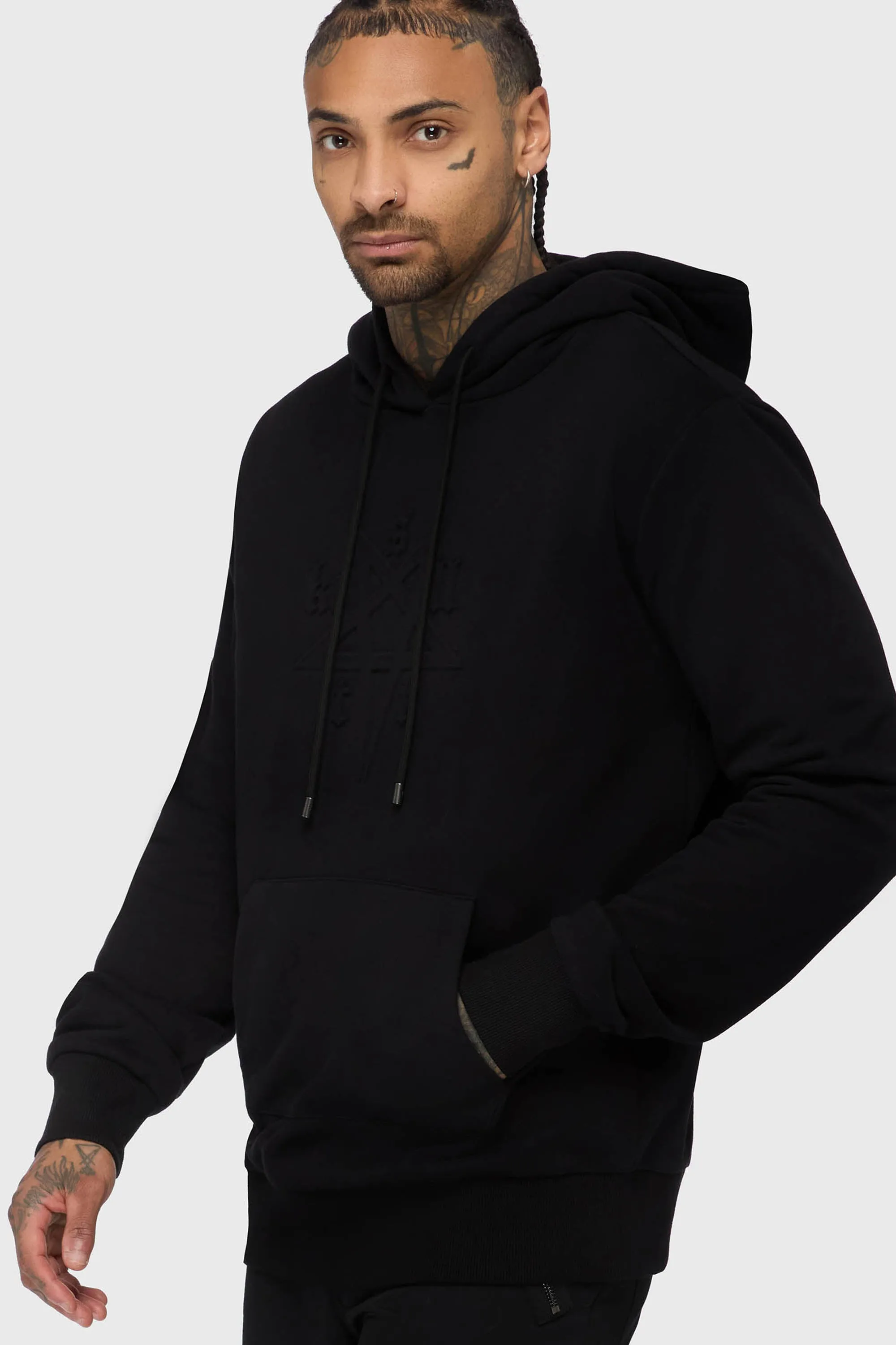 Crypt Threads Embossed Hoodie sold by Killstar product image thumbnail 3