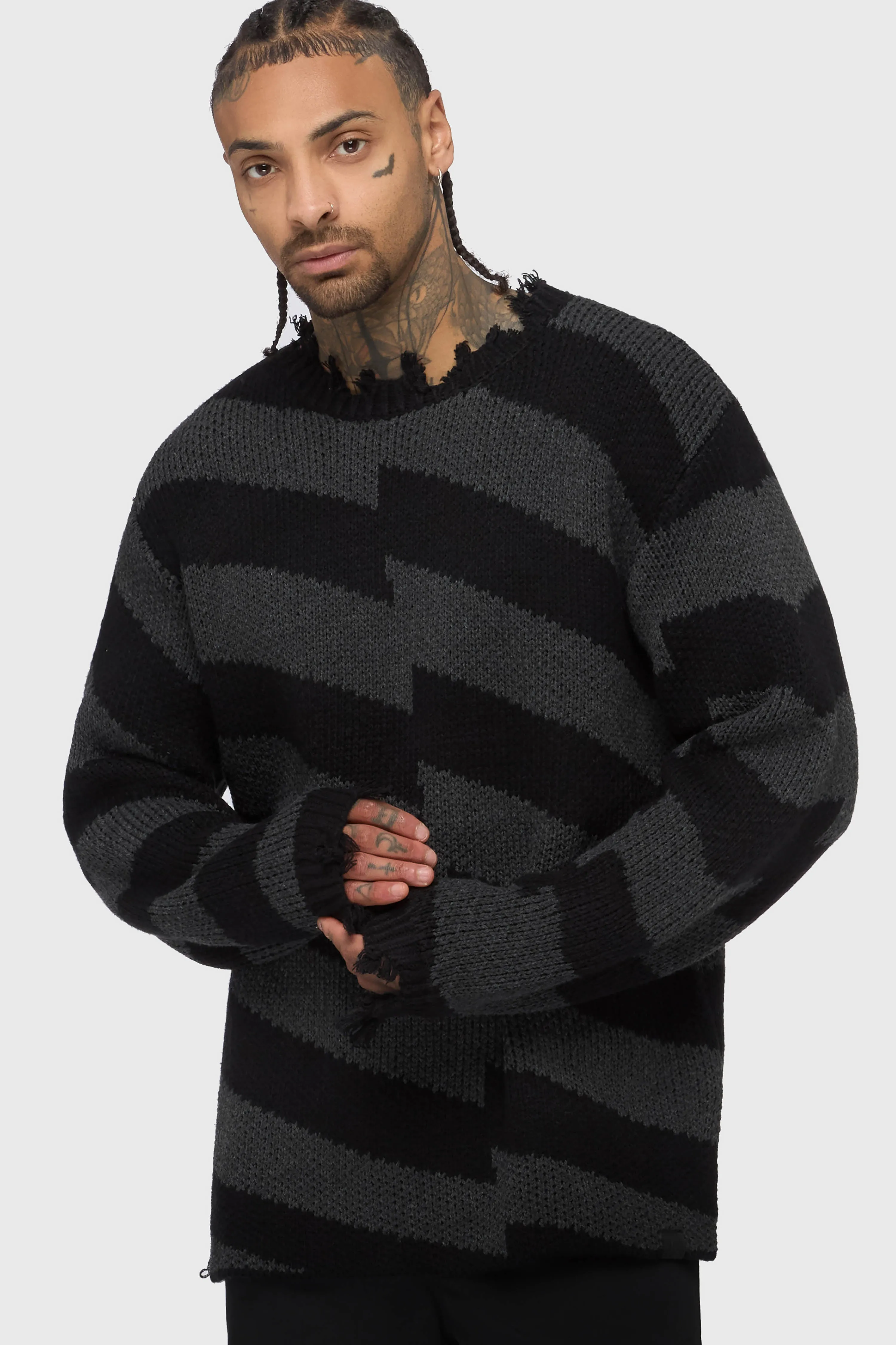 Shadowmark Jacquard Sweater sold by Killstar