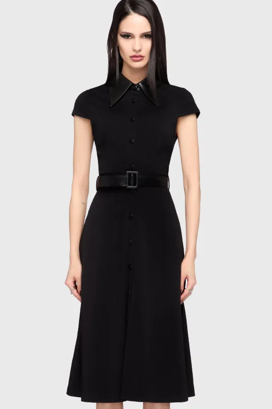 Kihilist Obsidienne Collar Dress made by Killstar