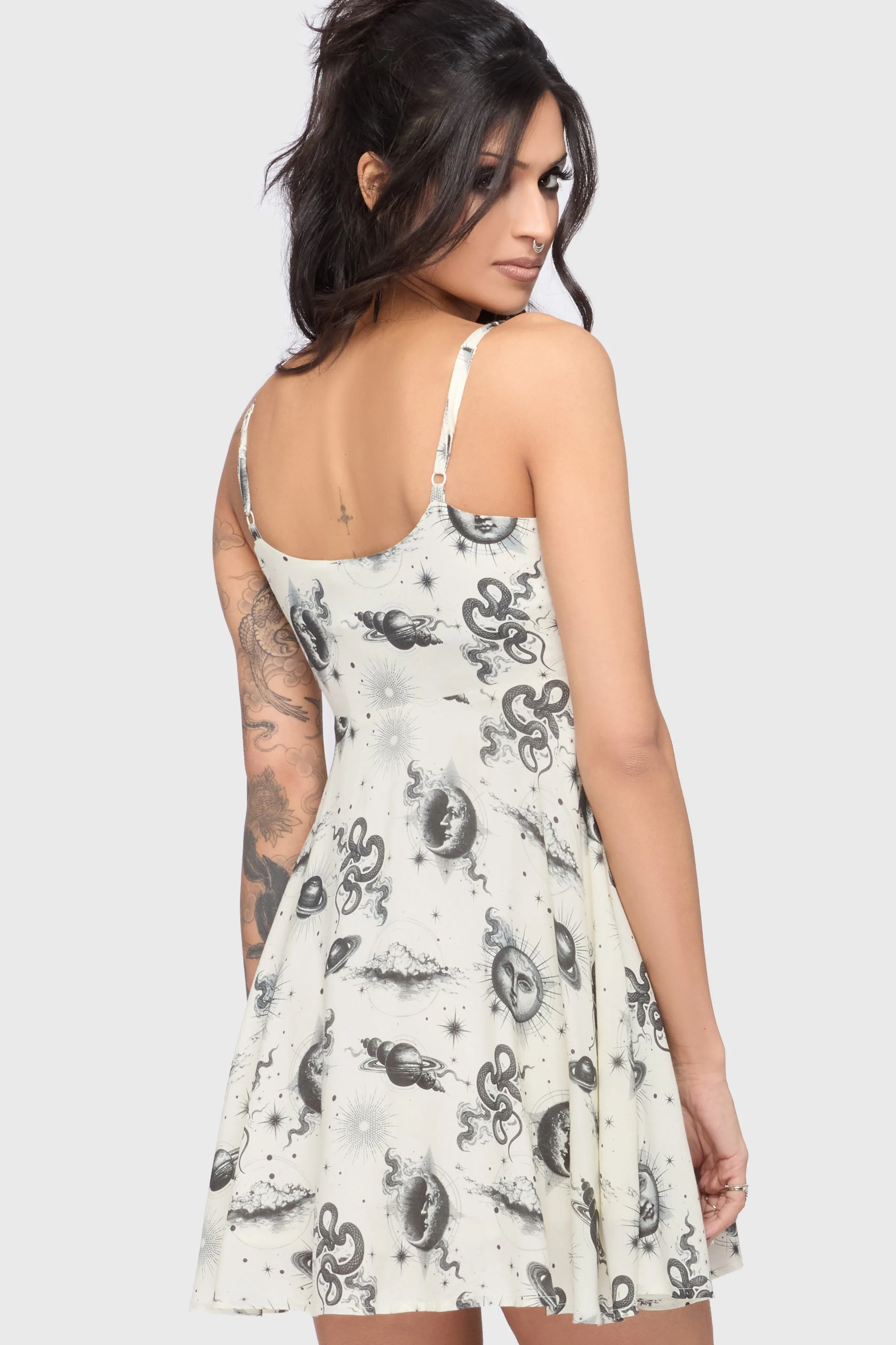 Celestial Night Mini Dress sold by Killstar product image thumbnail 3