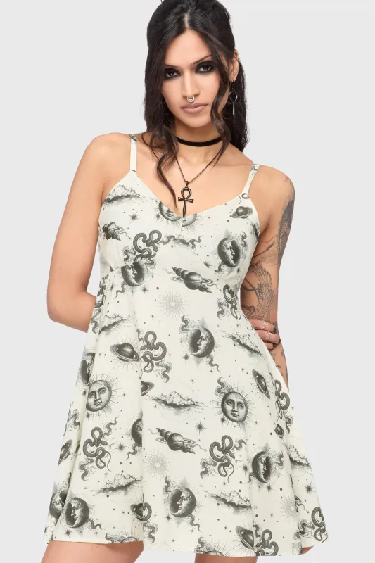 Celestial Night Mini Dress made by Killstar