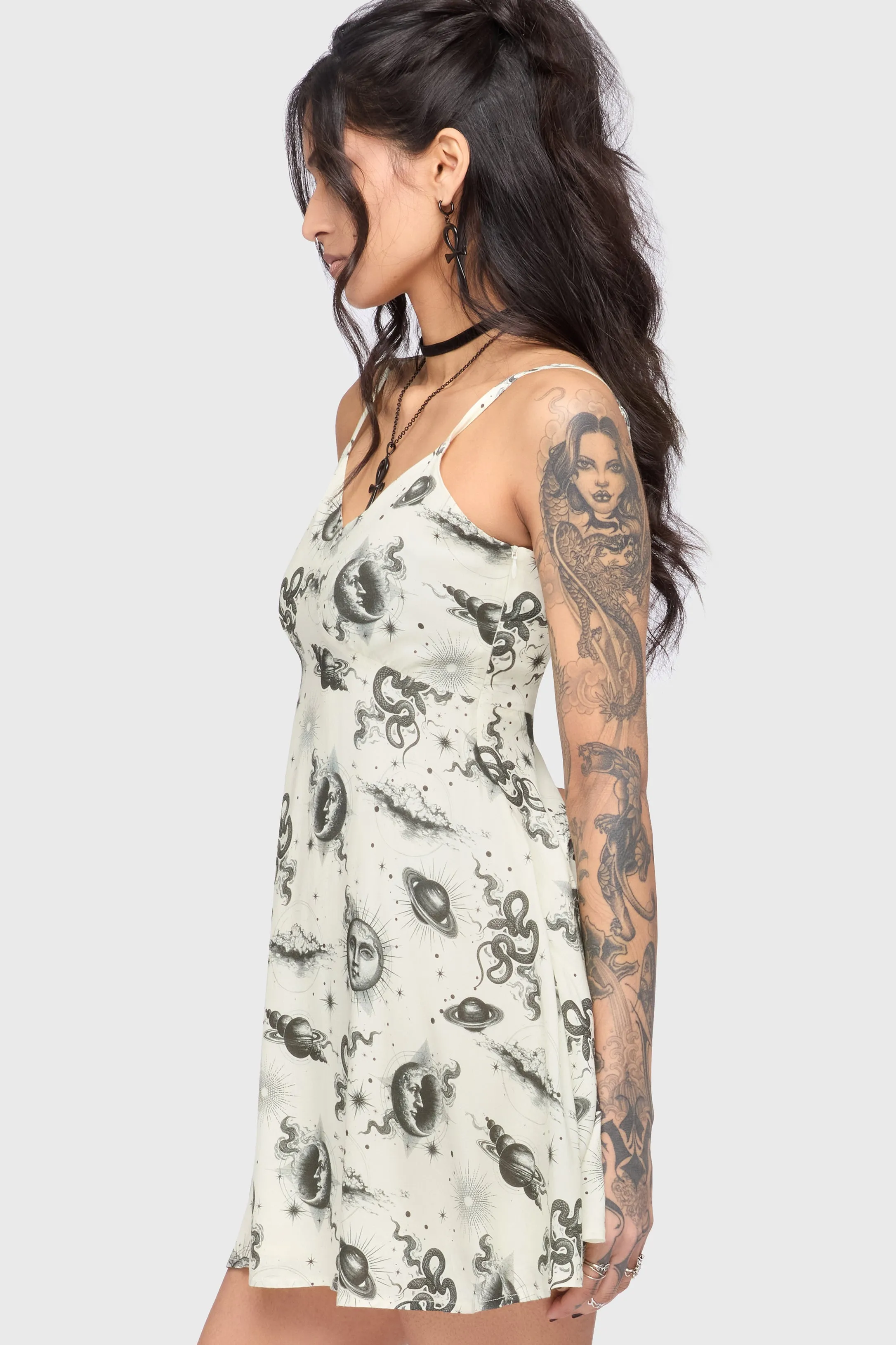 Celestial Night Mini Dress sold by Killstar product image thumbnail 5