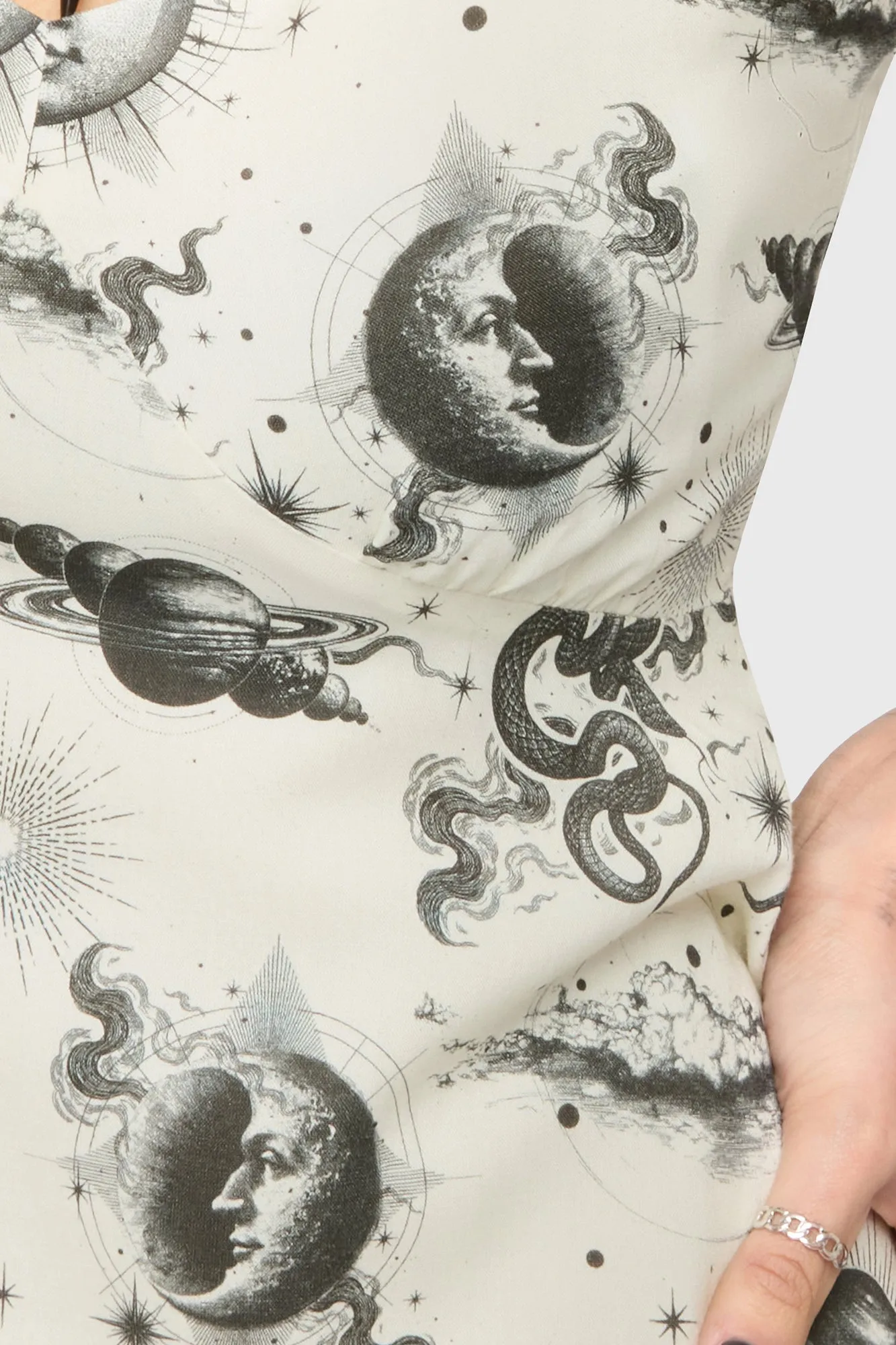 Celestial Night Mini Dress sold by Killstar product image thumbnail 2