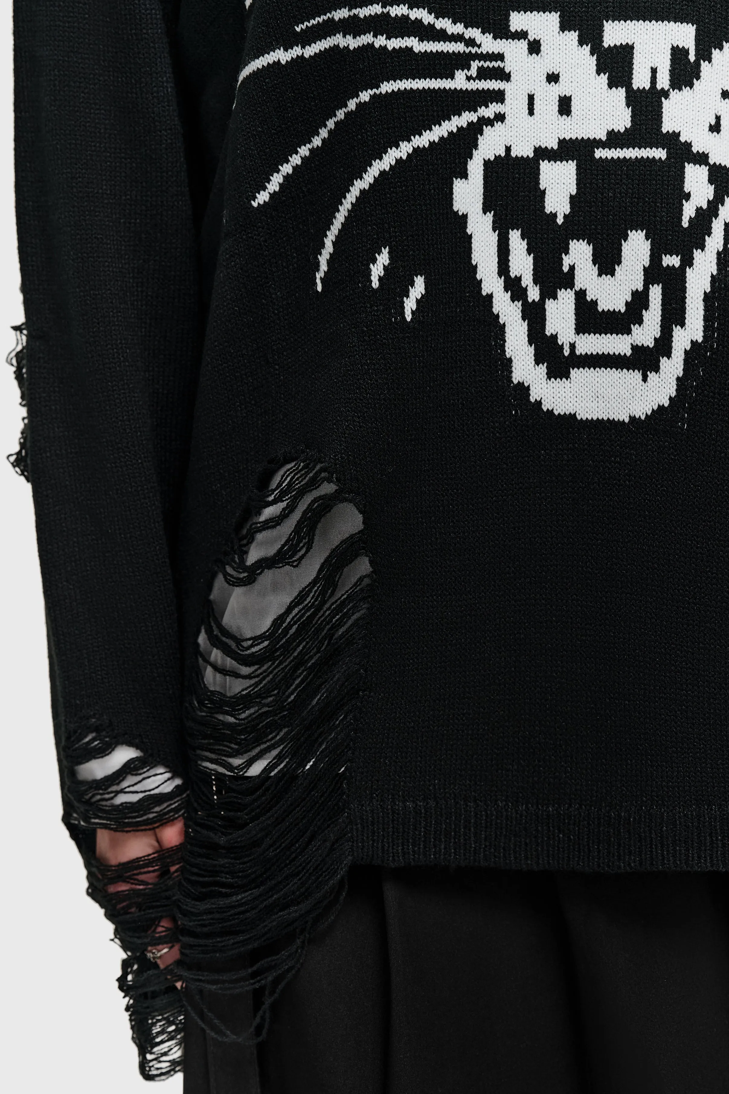 Fang Knitted Sweater sold by Killstar product image thumbnail 2