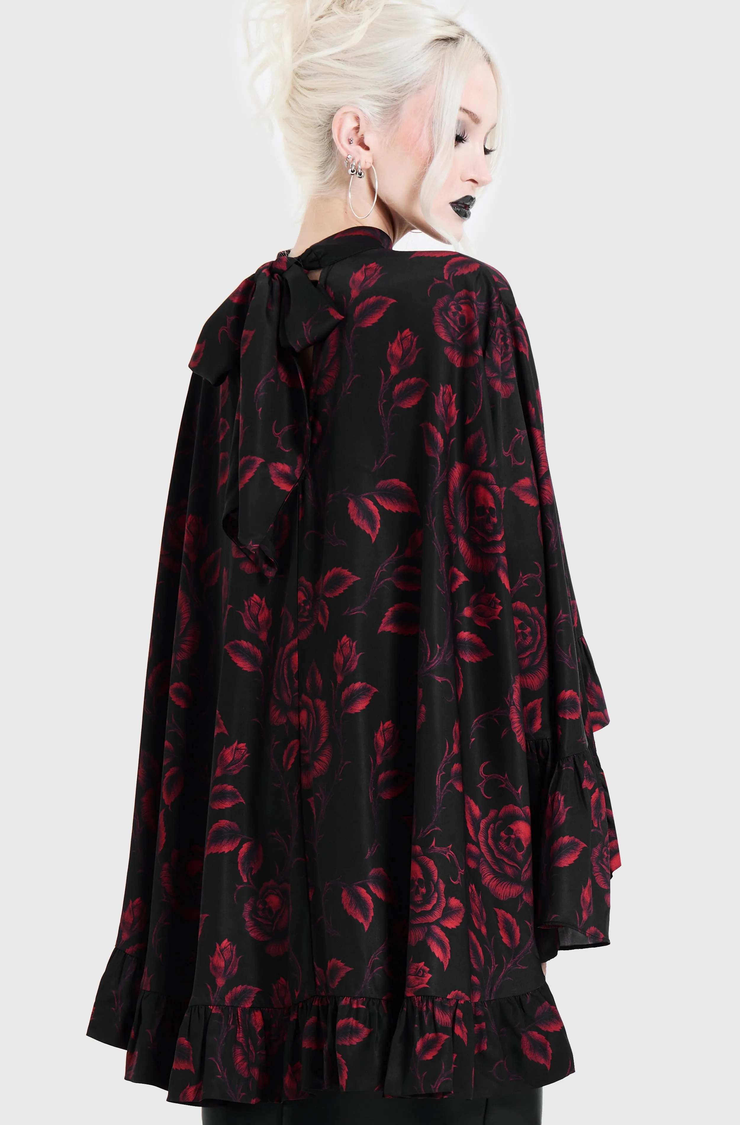 Funeral Rose Blouse sold by Killstar product image thumbnail 3
