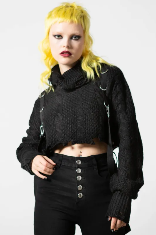 Rip Me Apart Knit Sweater Resurrect sold by Killstar