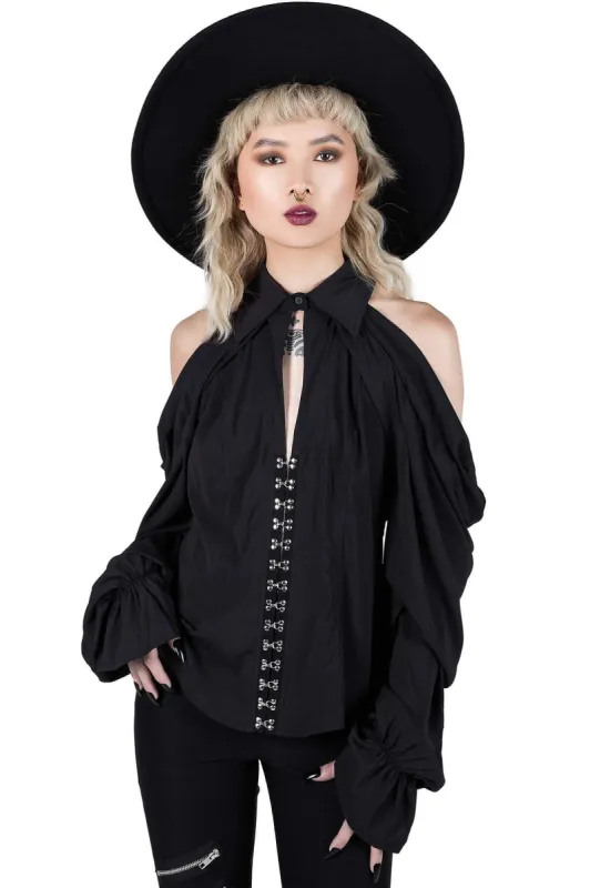 Devil's Advocate Blouse Resurrect made by Killstar