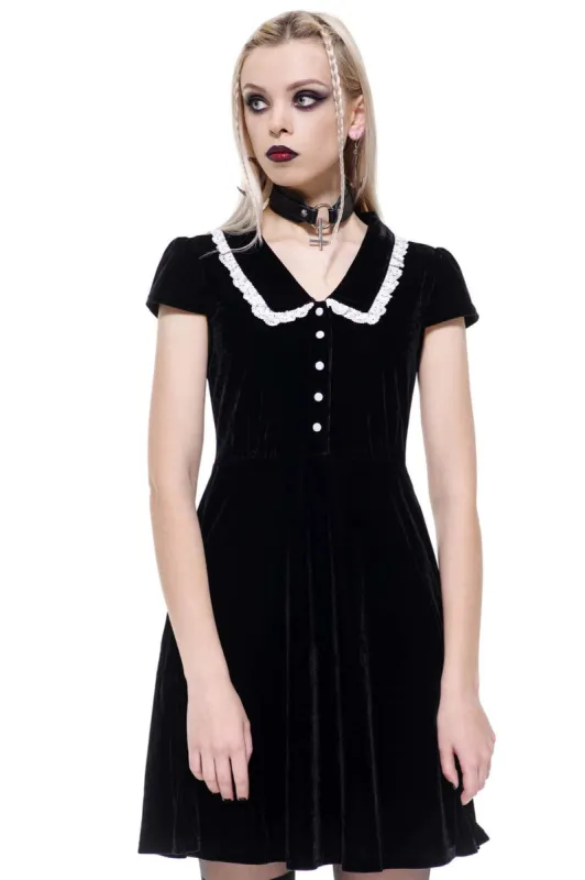 Every Mourning Collar Dress Resurrect made by Killstar