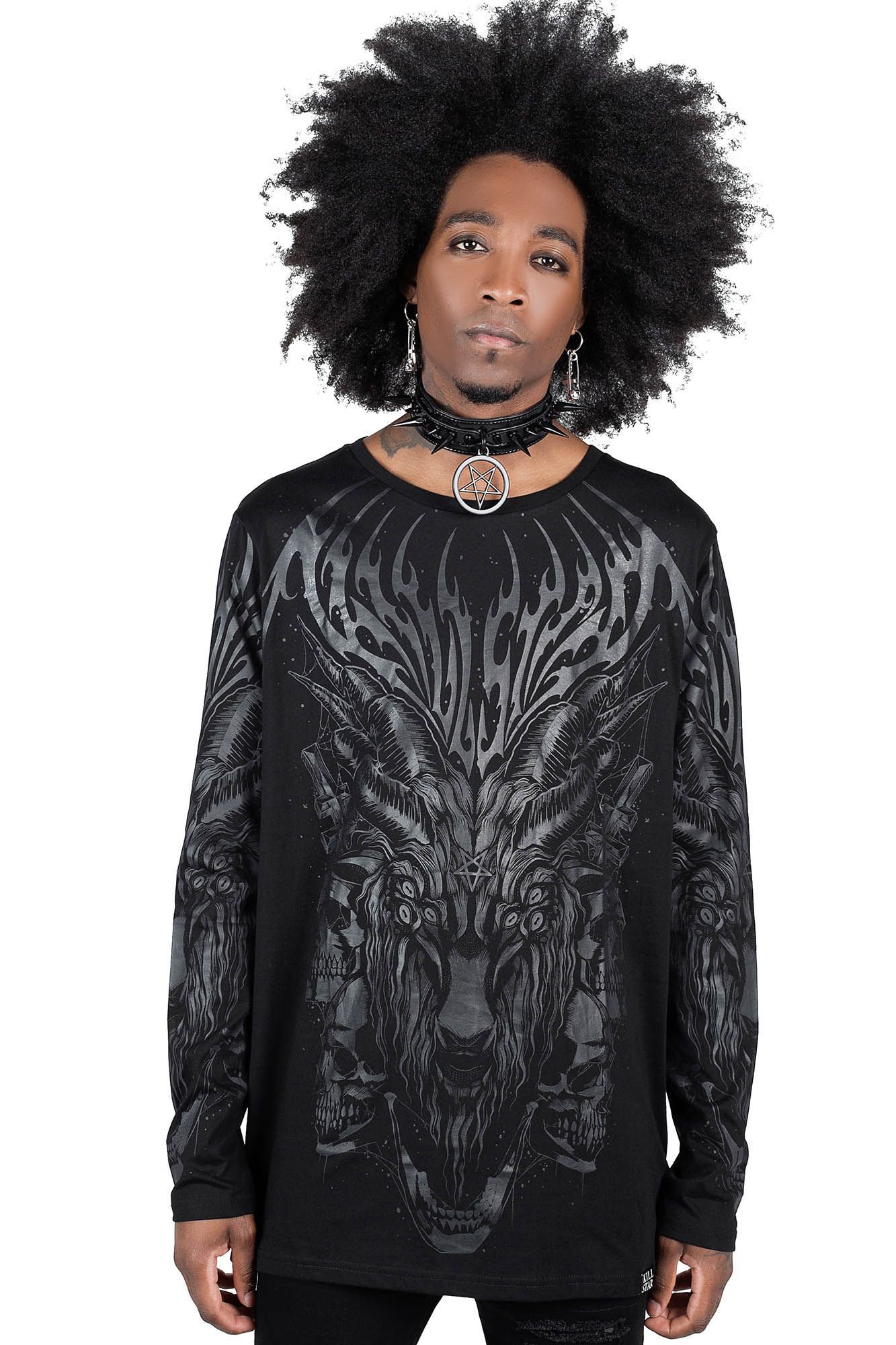 Untamed Long Sleeve Top sold by Killstar product image thumbnail 3