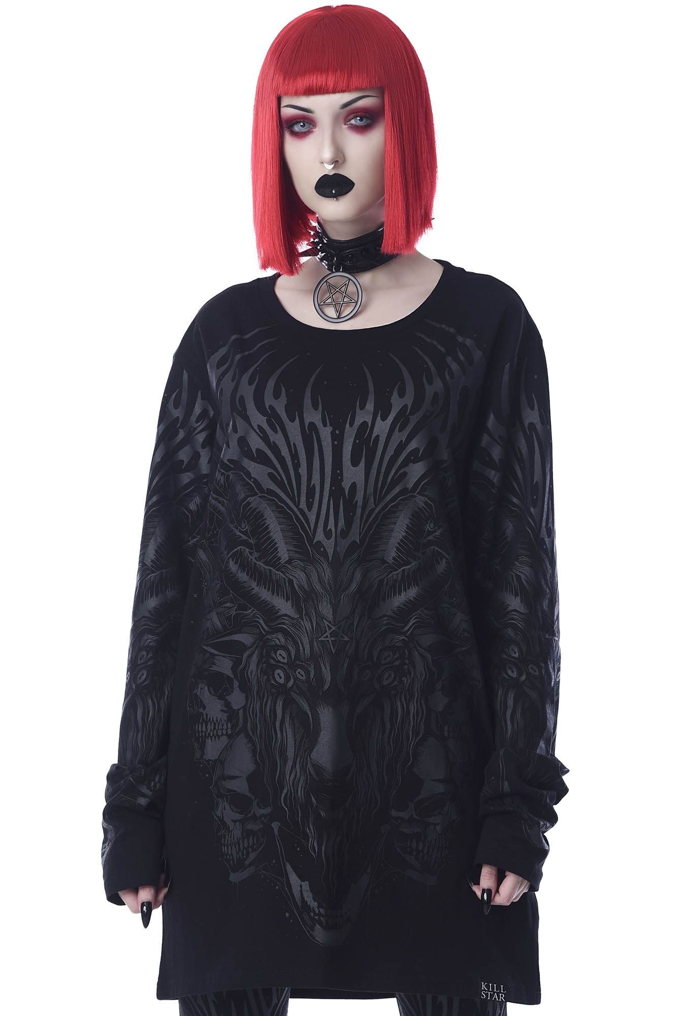 Untamed Long Sleeve Top sold by Killstar