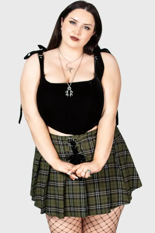 Toxic Flora Corset Top [PLUS] made by Killstar