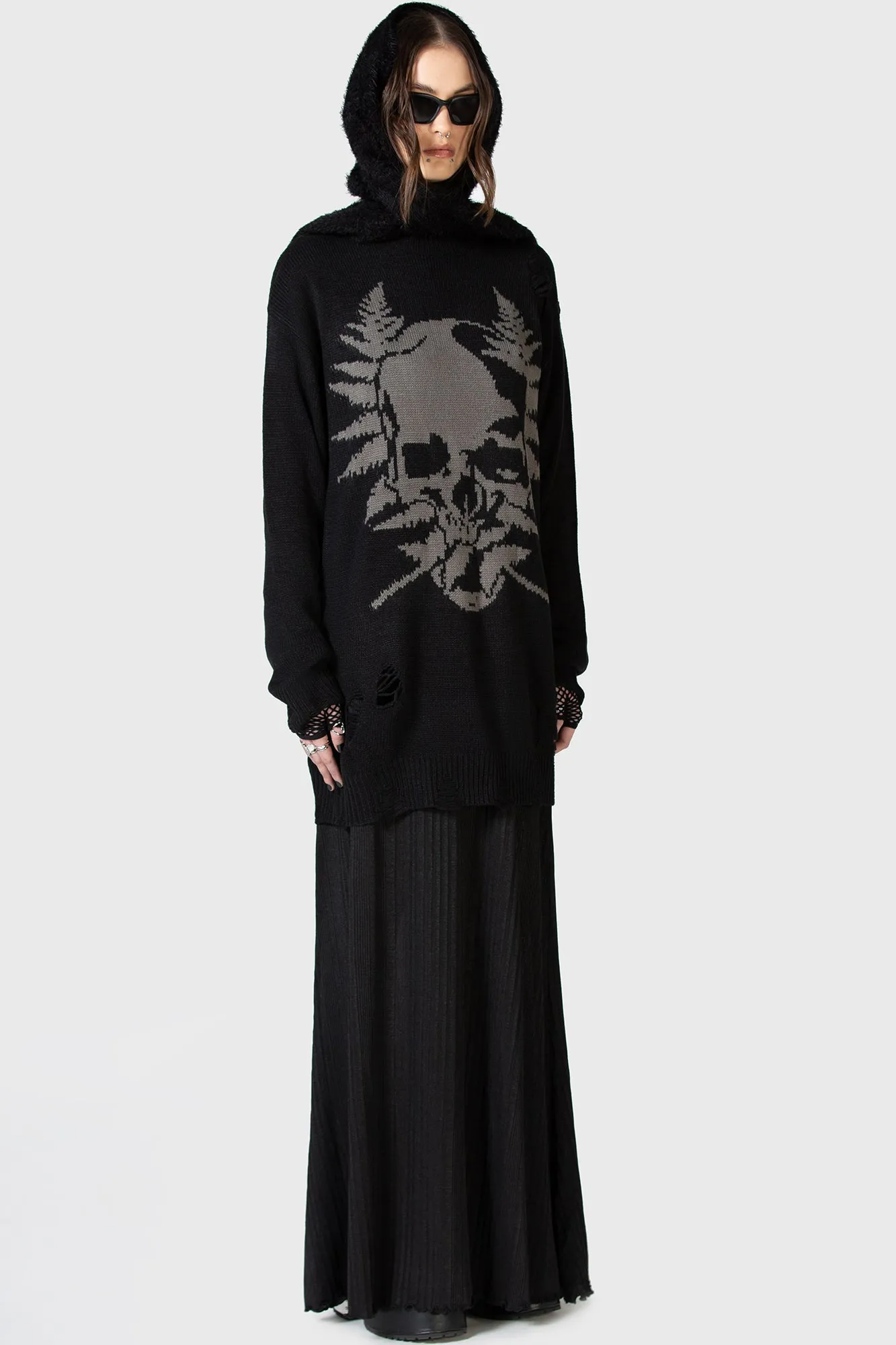 Cause Fear Knit Sweater sold by Killstar product image thumbnail 3