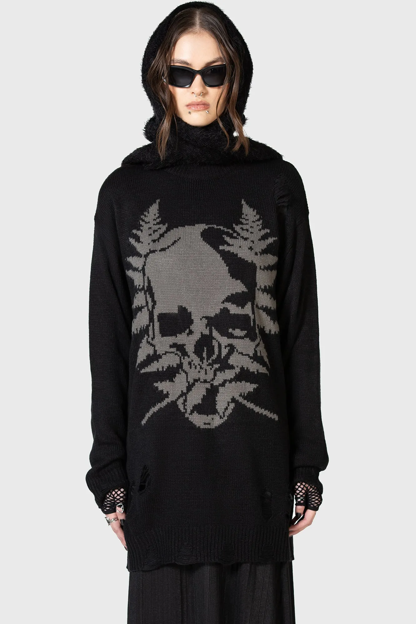 Cause Fear Knit Sweater sold by Killstar product image thumbnail 2