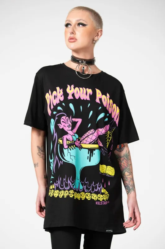 Pick Your Poison T-Shirt sold by Killstar