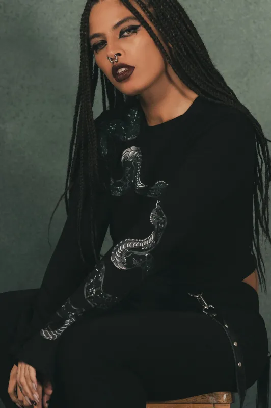 Cornelia Crop Top sold by Killstar