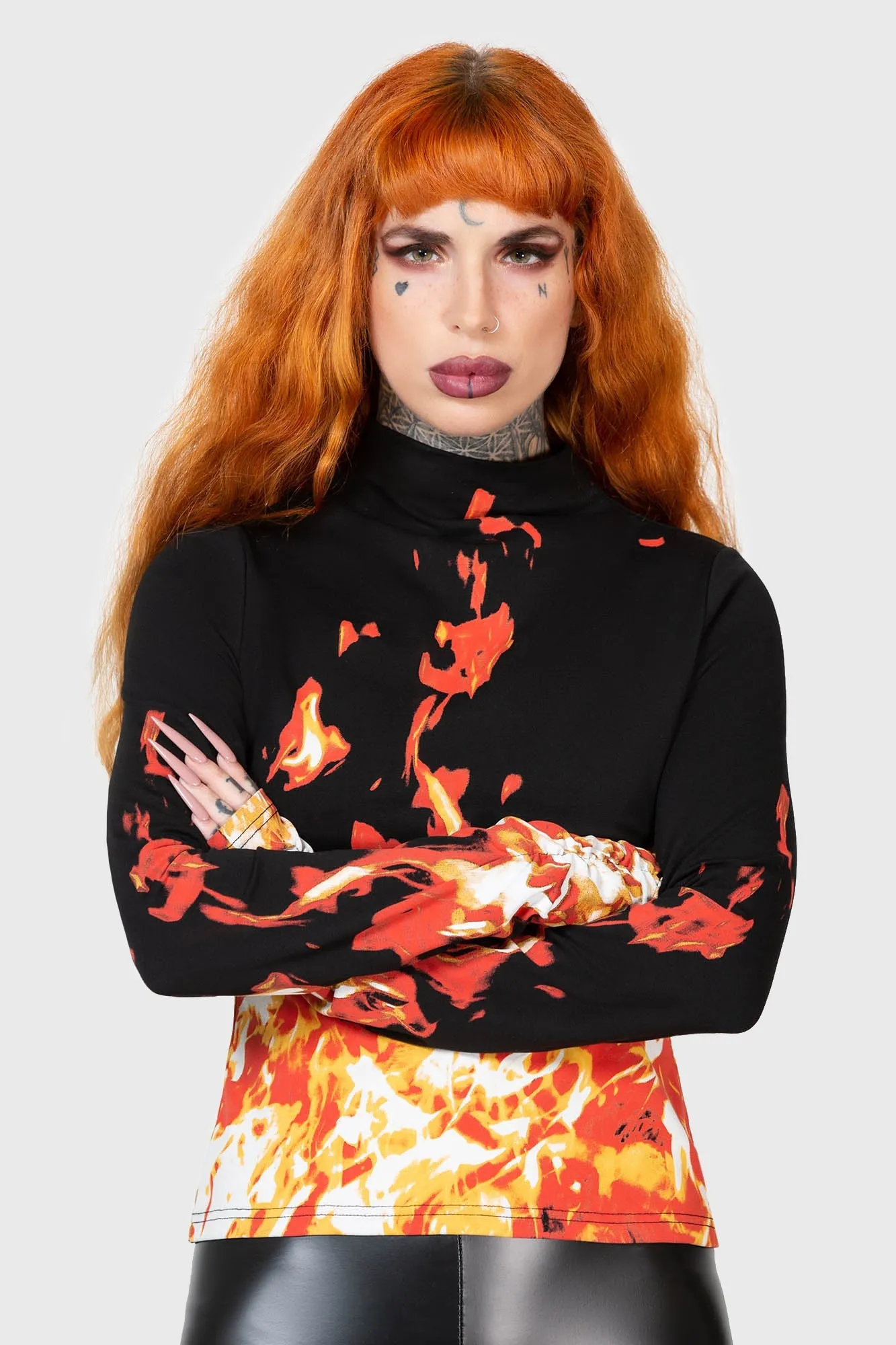 Carrie Long Sleeve Top sold by Killstar product image thumbnail 5