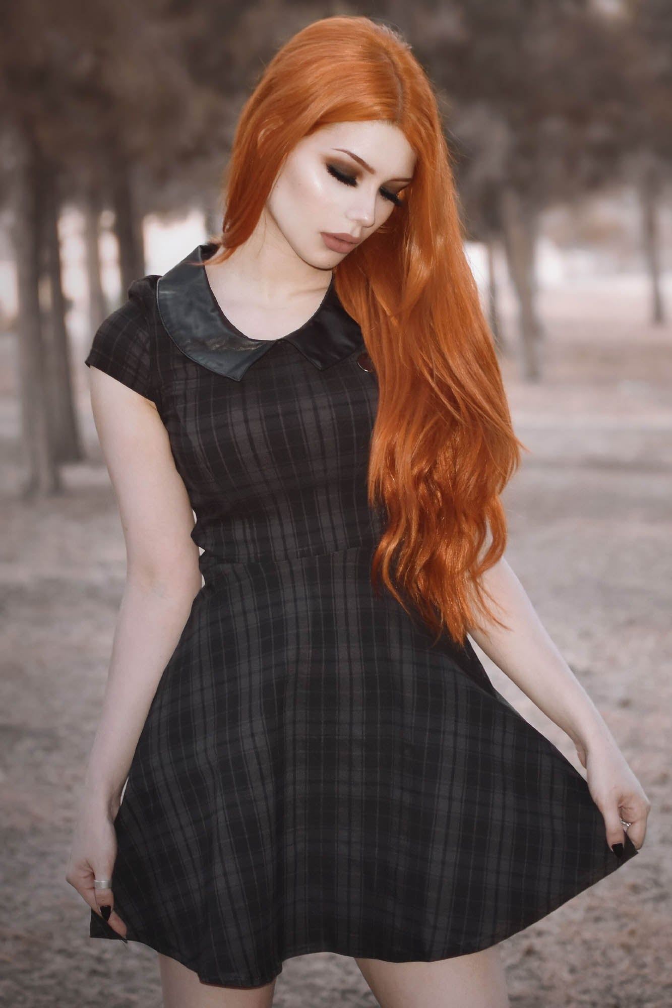 darklands midi dress Darklands Doll Dress [TARTAN] Resurrect