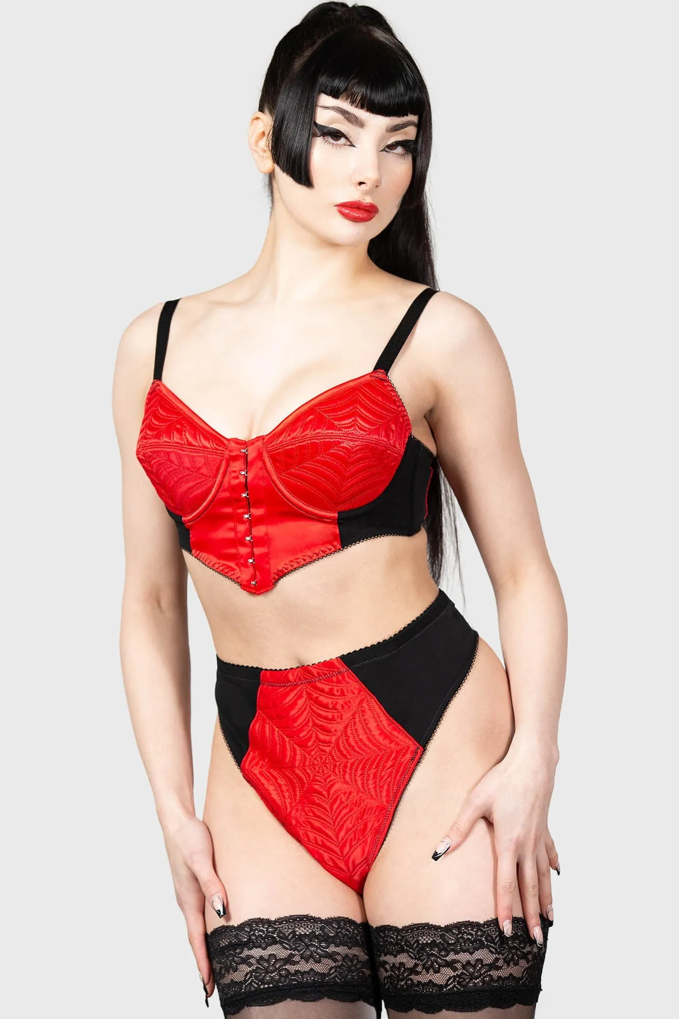 Scarlet Webutant Bullet Bra sold by Killstar product image thumbnail 4