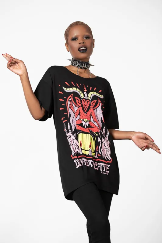 Devil Incarnate Relaxed Top sold by Killstar