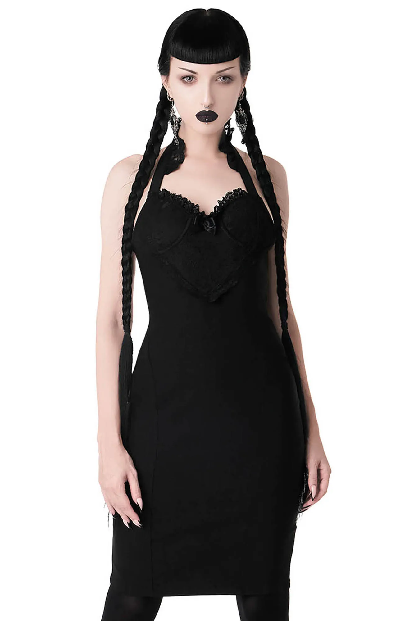 Ophelia Midi Dress - Resurrect sold by Killstar product image thumbnail 2