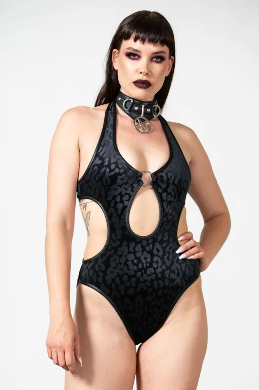 Barbarella Halter Bodysuit [B] sold by Killstar