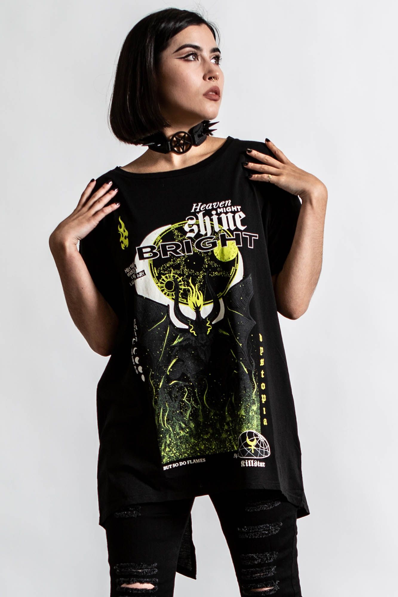Shine Bright Split Top sold by Killstar product image thumbnail 3