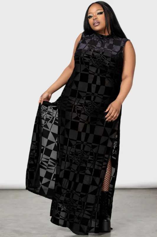 Suspiria Mood Maxi Dress [PLUS] sold by Killstar