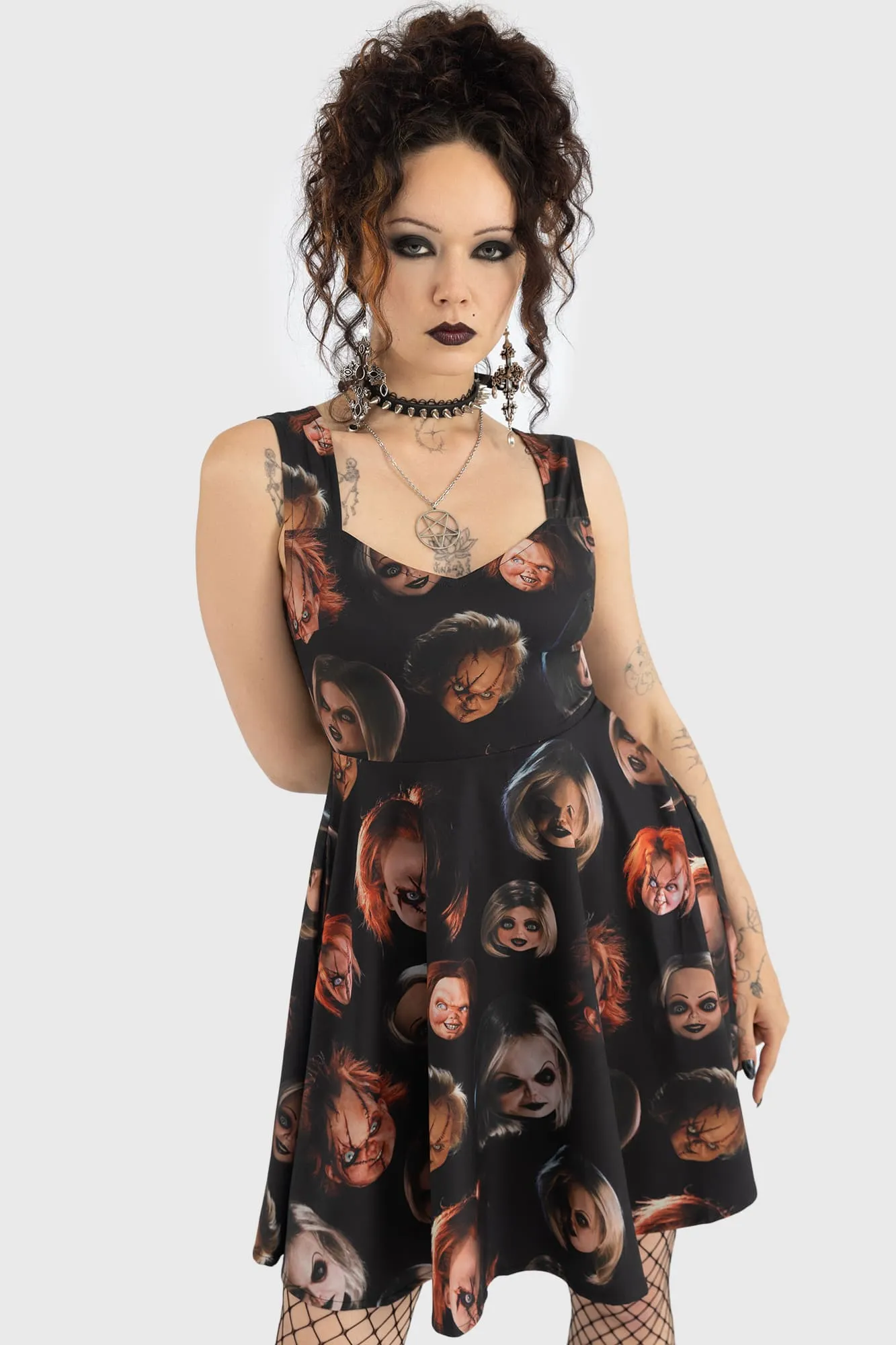 Did You Miss Me Andy Skater Dress sold by Killstar product image thumbnail 2