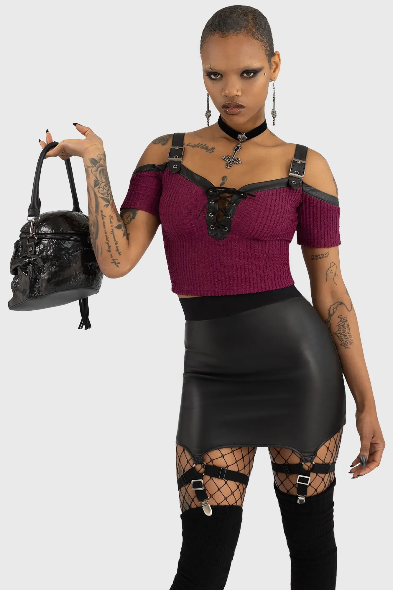 Hot-Nlooded Top sold by Killstar product image thumbnail 5