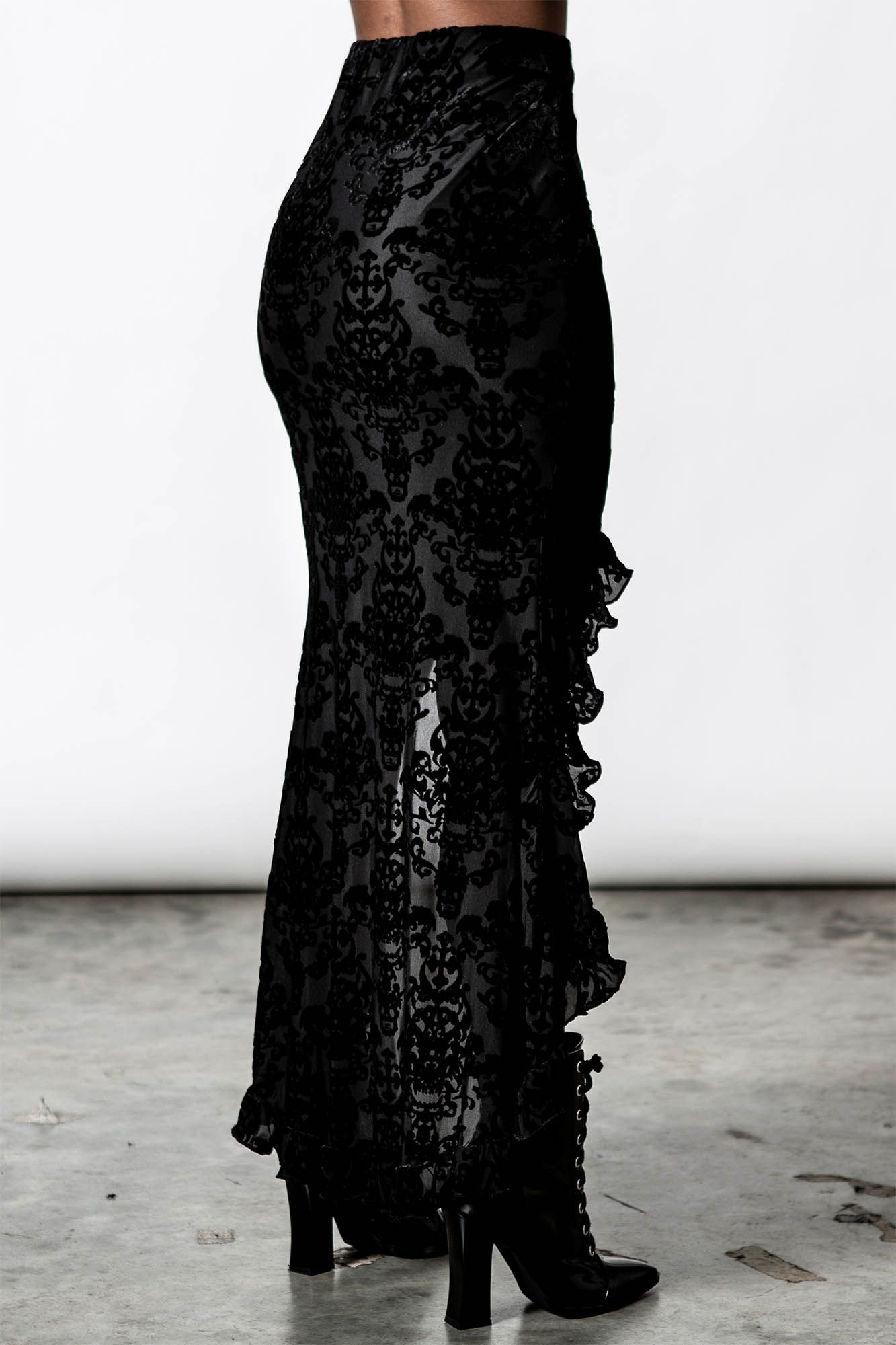 Para Bellum Maxi Skirt Resurrect sold by Killstar product image thumbnail 4