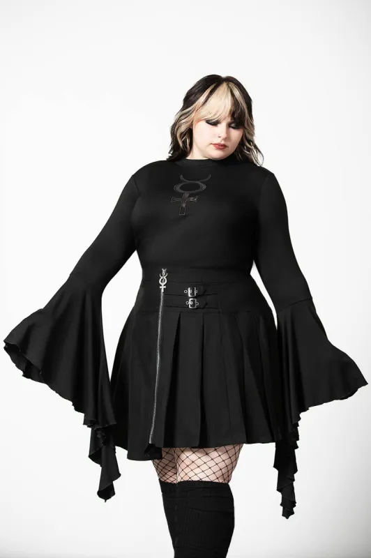 Elemental Eclipse Crop Top [PLUS] sold by Killstar