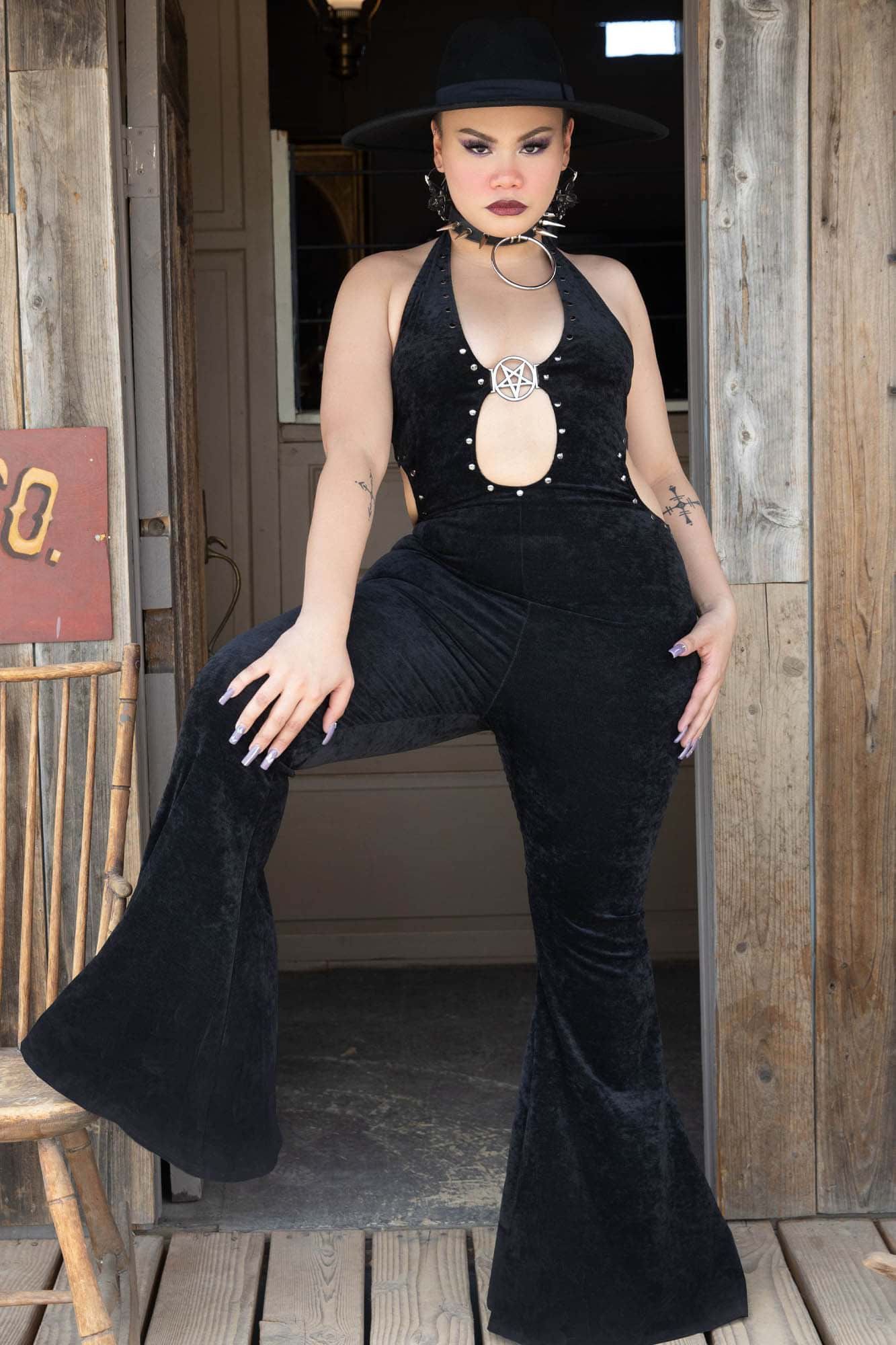 Mithra Jumpsuit Resurrect sold by Killstar product image thumbnail 2