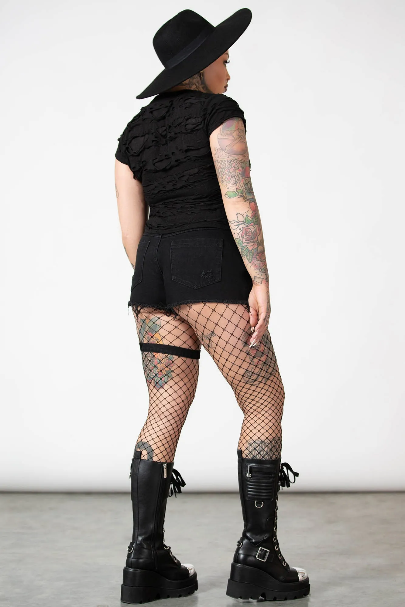 Malicia Lace-Up Top sold by Killstar product image thumbnail 3