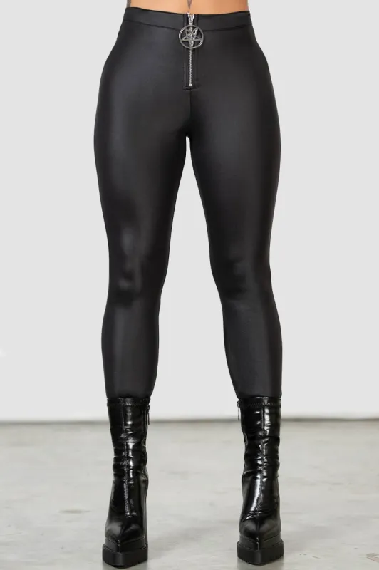 Sin With Me Disco Leggings - Resurrect sold by Killstar
