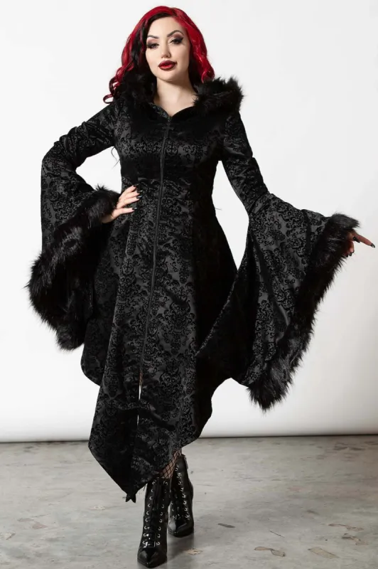Moonspell Hooded Coat sold by Killstar