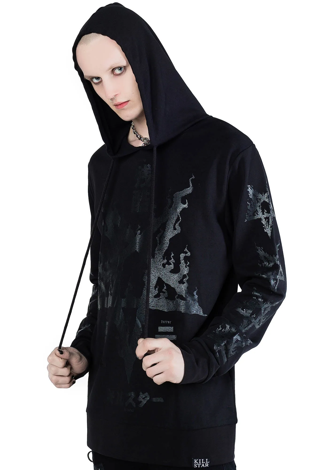 Night Terror Oversized Hoodie sold by Killstar product image thumbnail 5