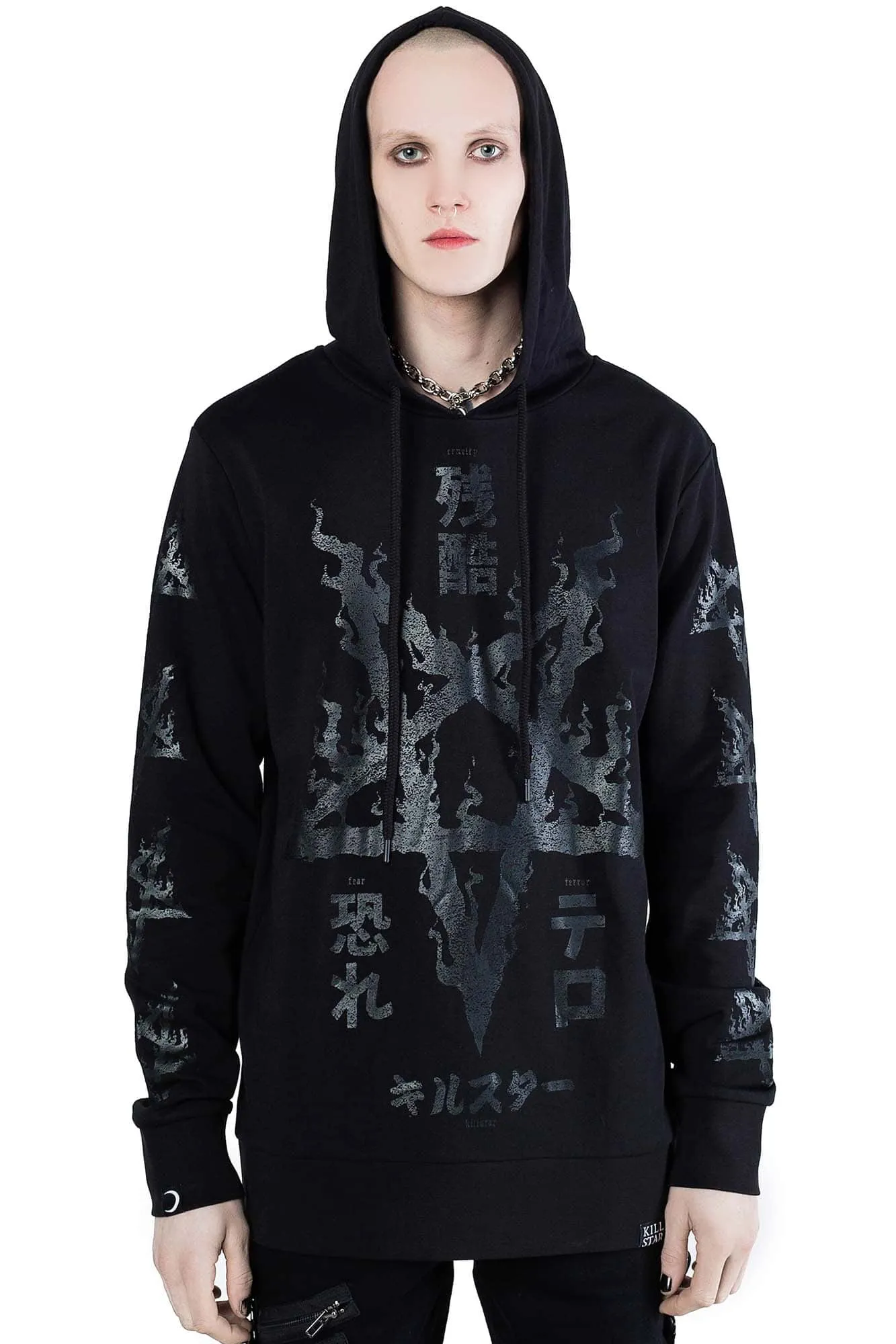 Night Terror Oversized Hoodie sold by Killstar product image thumbnail 4