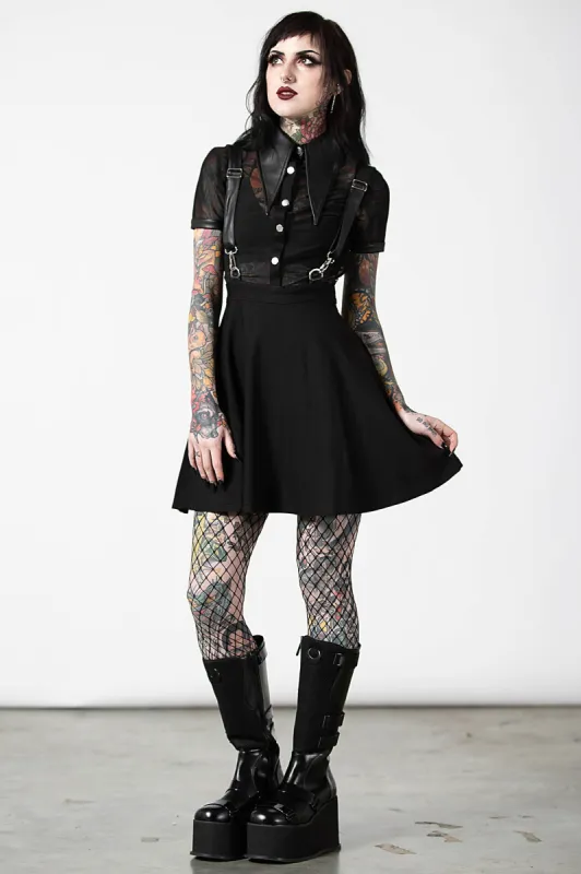 Cosmic Katy Suspender Dress sold by Killstar