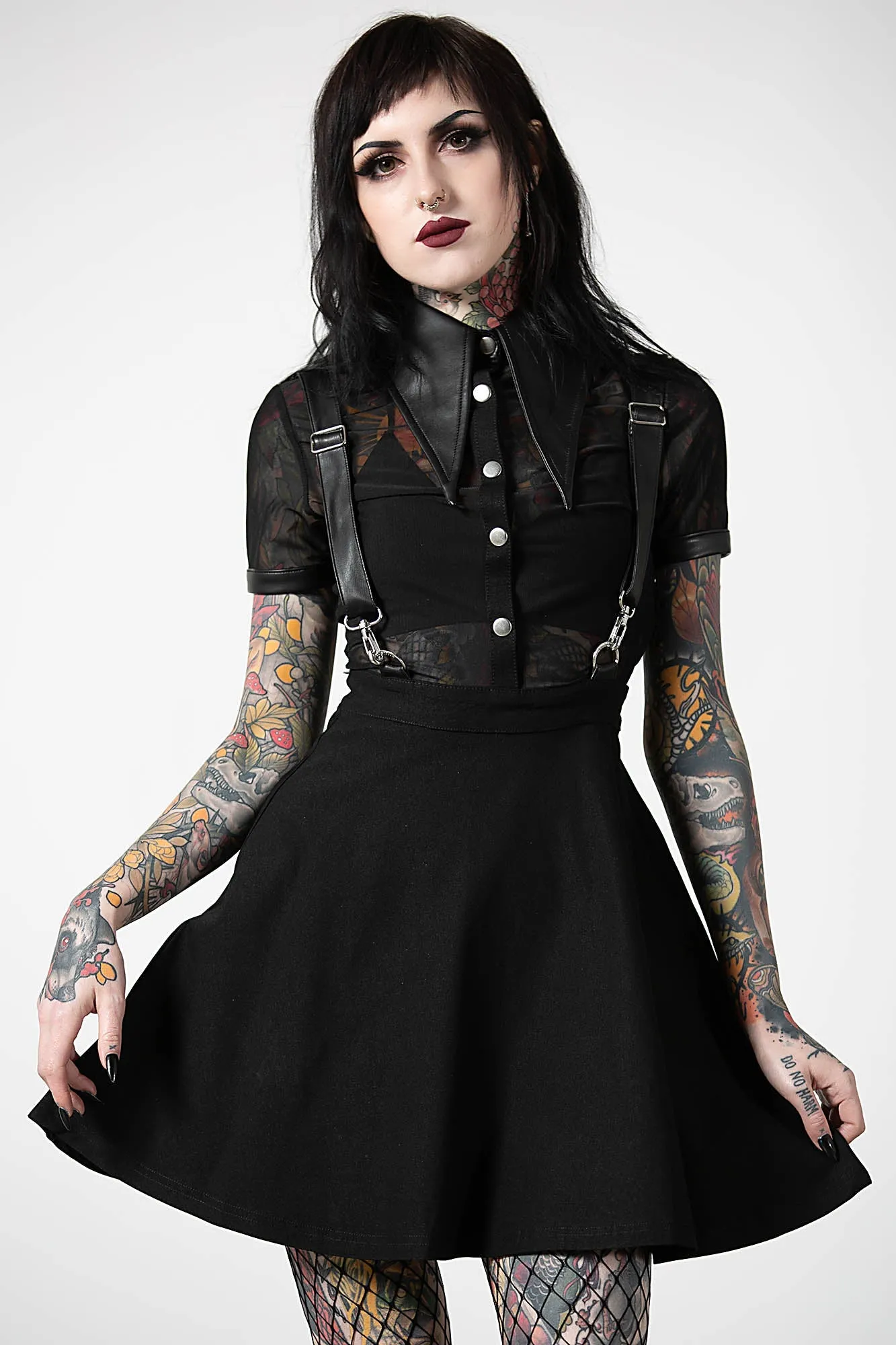 Cosmic Katy Suspender Dress sold by Killstar product image thumbnail 3