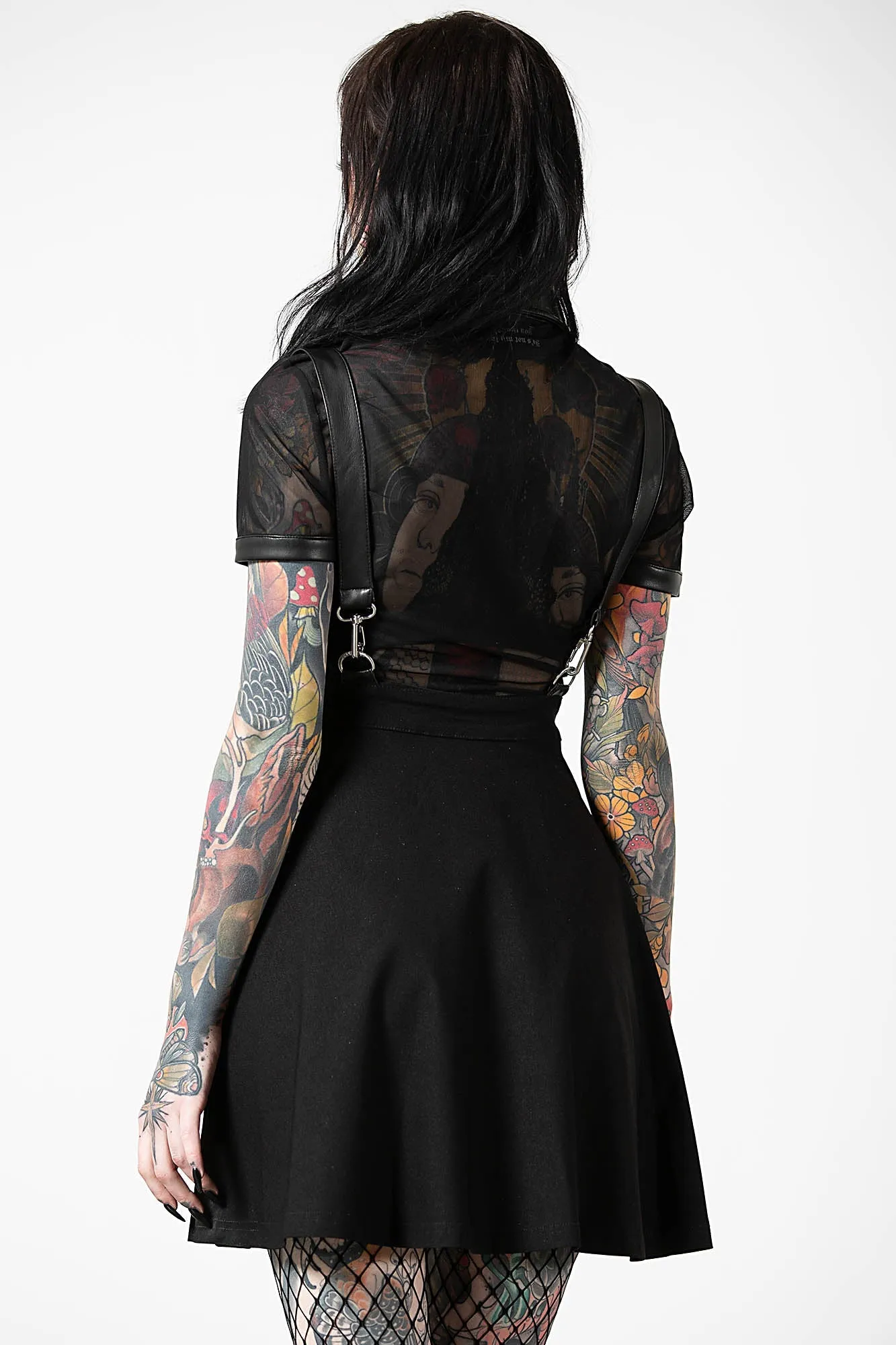 Cosmic Katy Suspender Dress sold by Killstar product image thumbnail 4