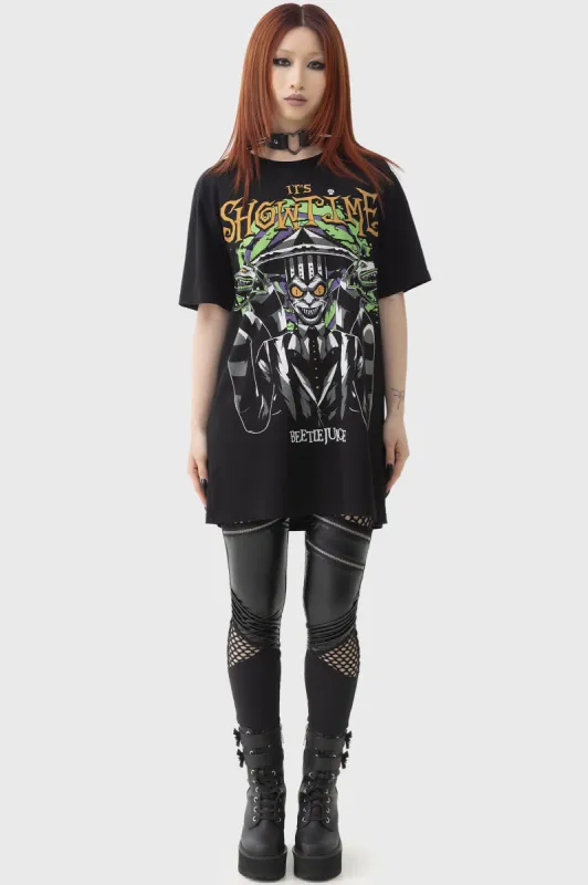 Beetlejuice It's Showtime T-Shirt sold by Killstar