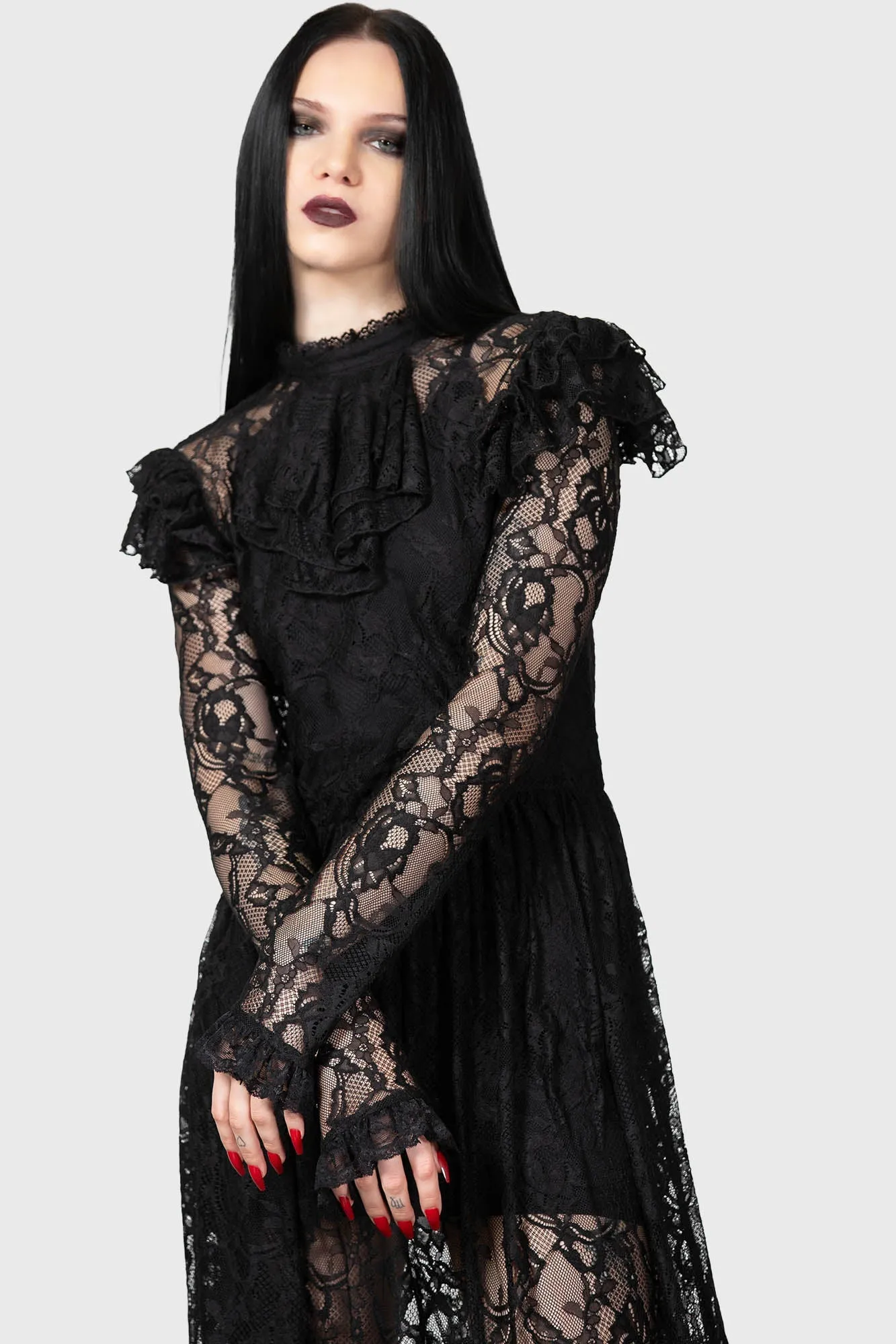 Enmity Maxi Dress sold by Killstar product image thumbnail 2