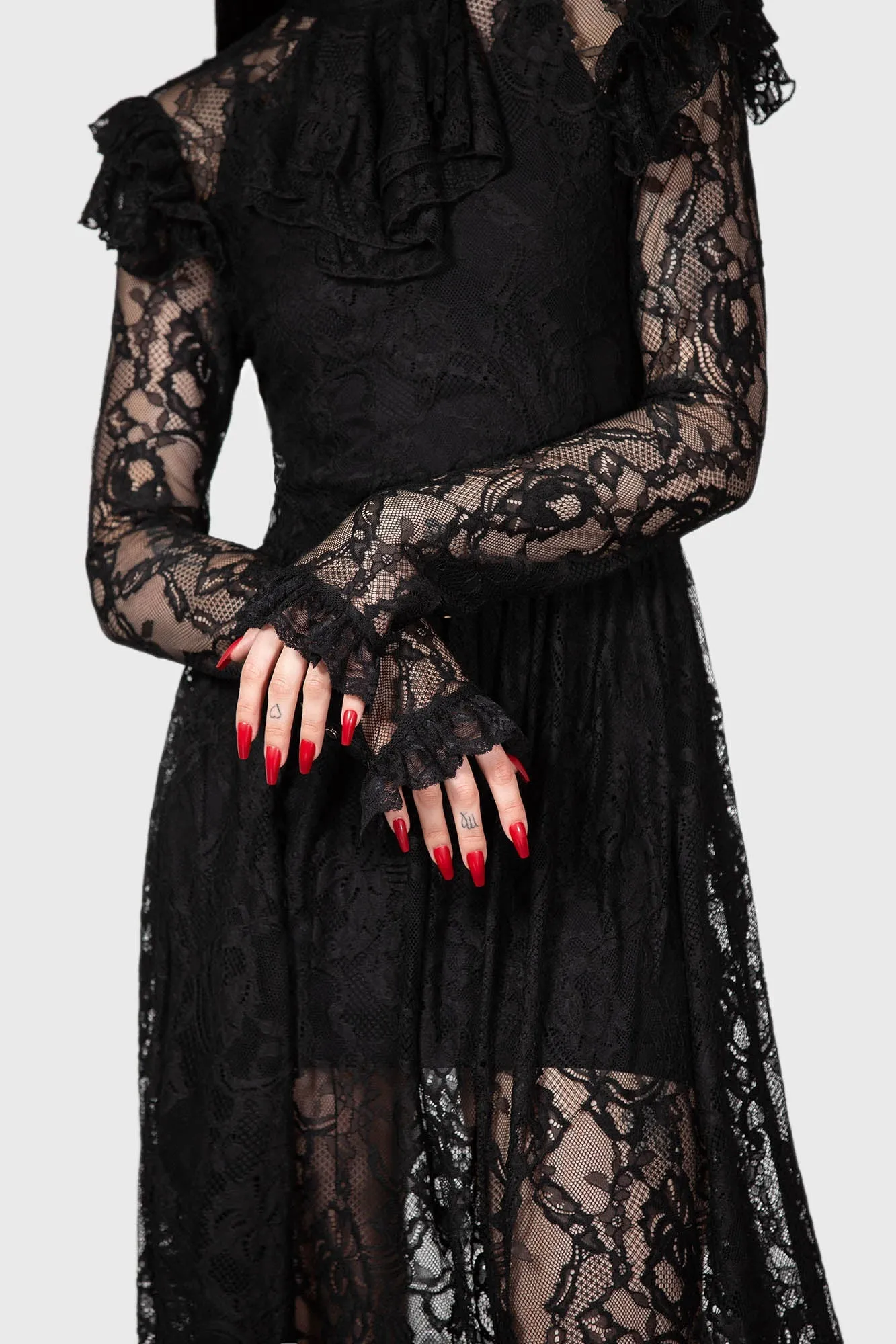 Enmity Maxi Dress sold by Killstar product image thumbnail 4