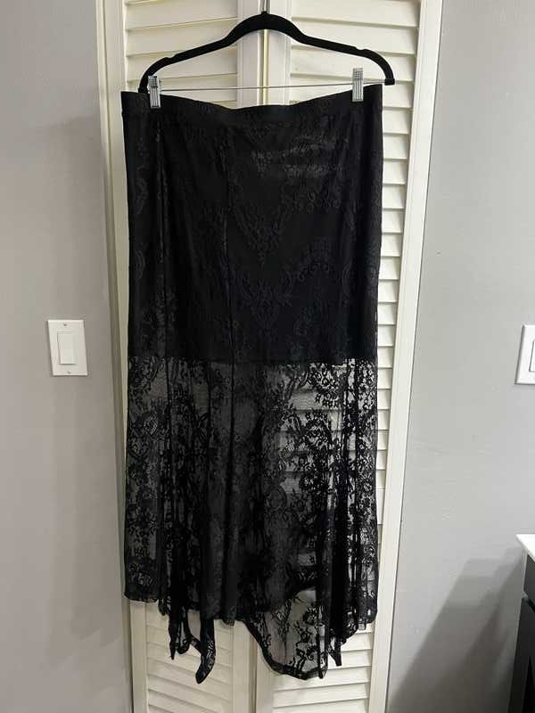 Rosa Lace Maxi Skirt Resurrect sold by Killstar product image thumbnail 5