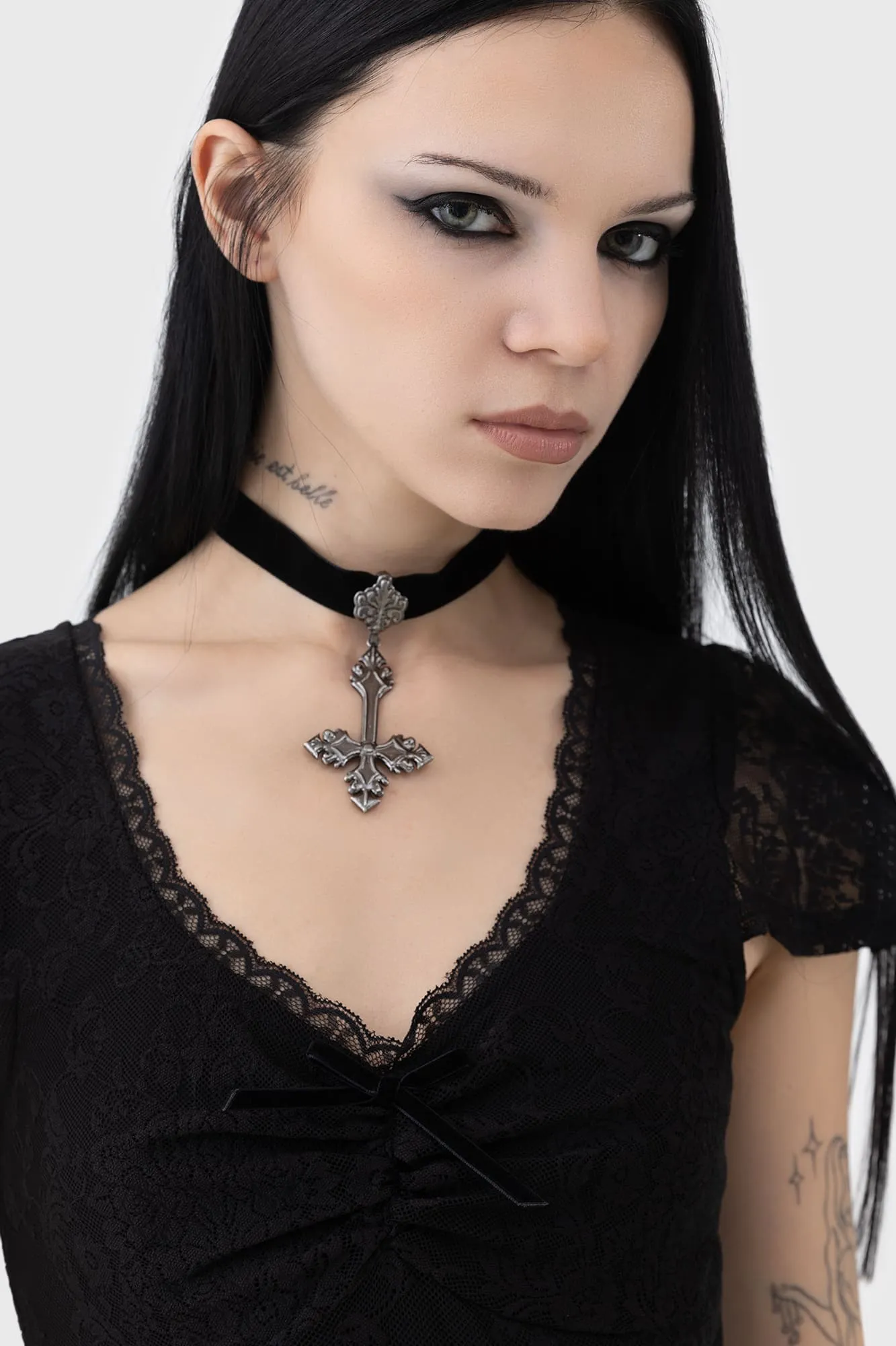 Necroix Mini Dress sold by Killstar product image thumbnail 4