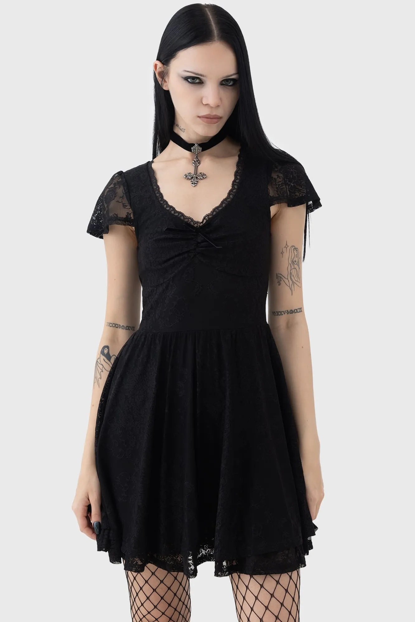 Necroix Mini Dress sold by Killstar product image thumbnail 2