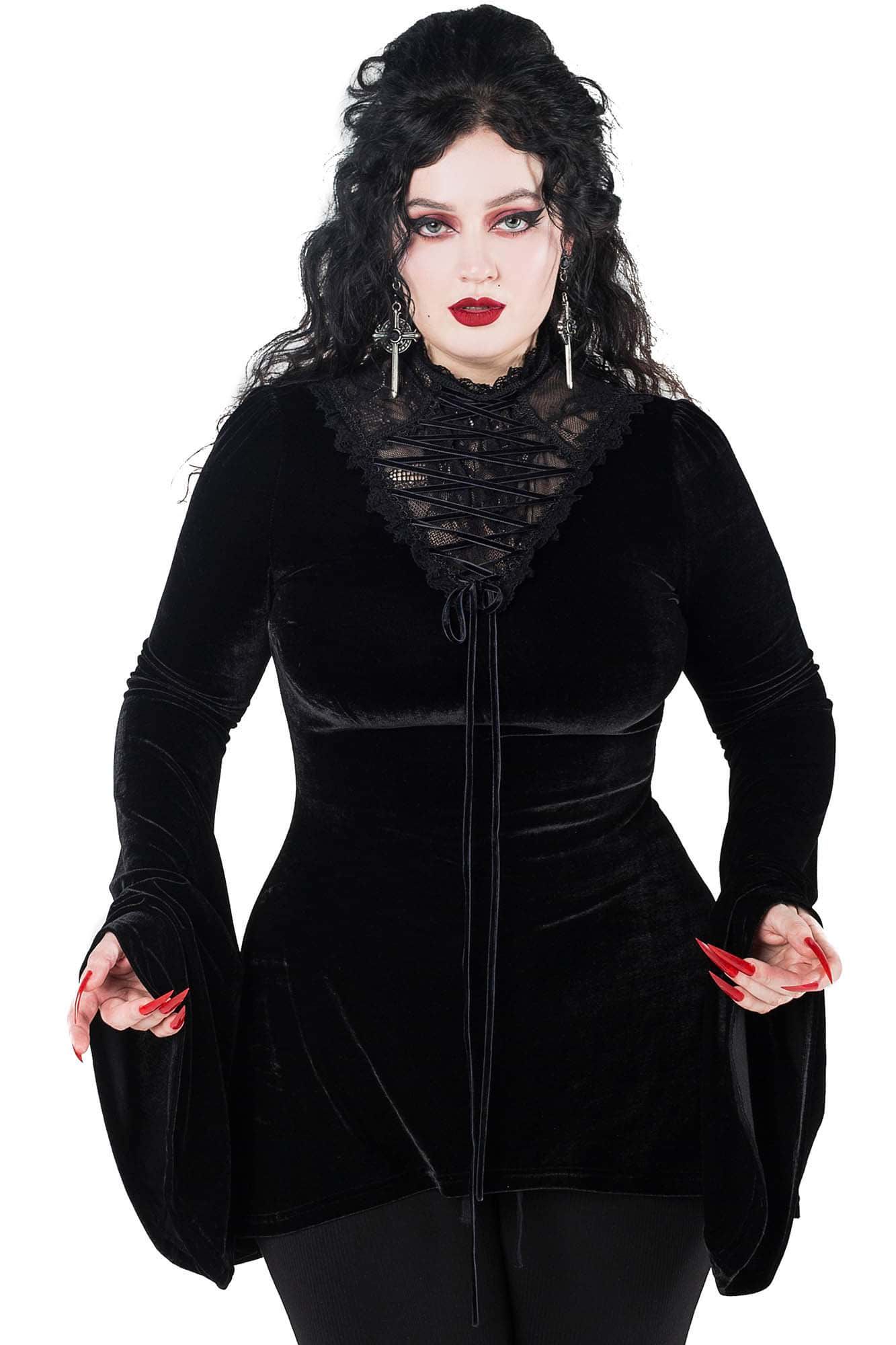 Revamp Long Sleeve Top Resurrect sold by Killstar