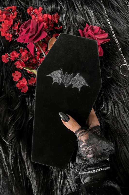 Velvet Casket Jewellery Box made by Killstar