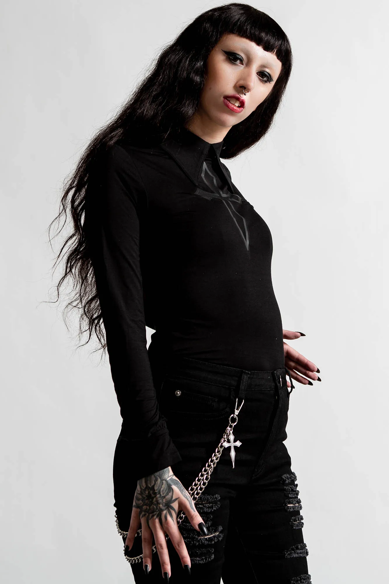 Morissa Long Sleeve Top - Resurrect sold by Killstar product image thumbnail 2