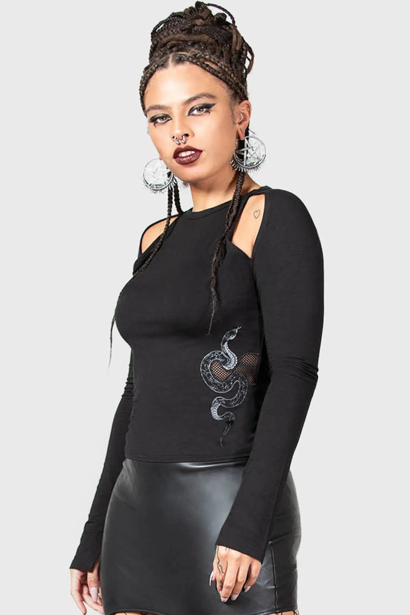 Femme Fangs Top sold by Killstar product image thumbnail 3